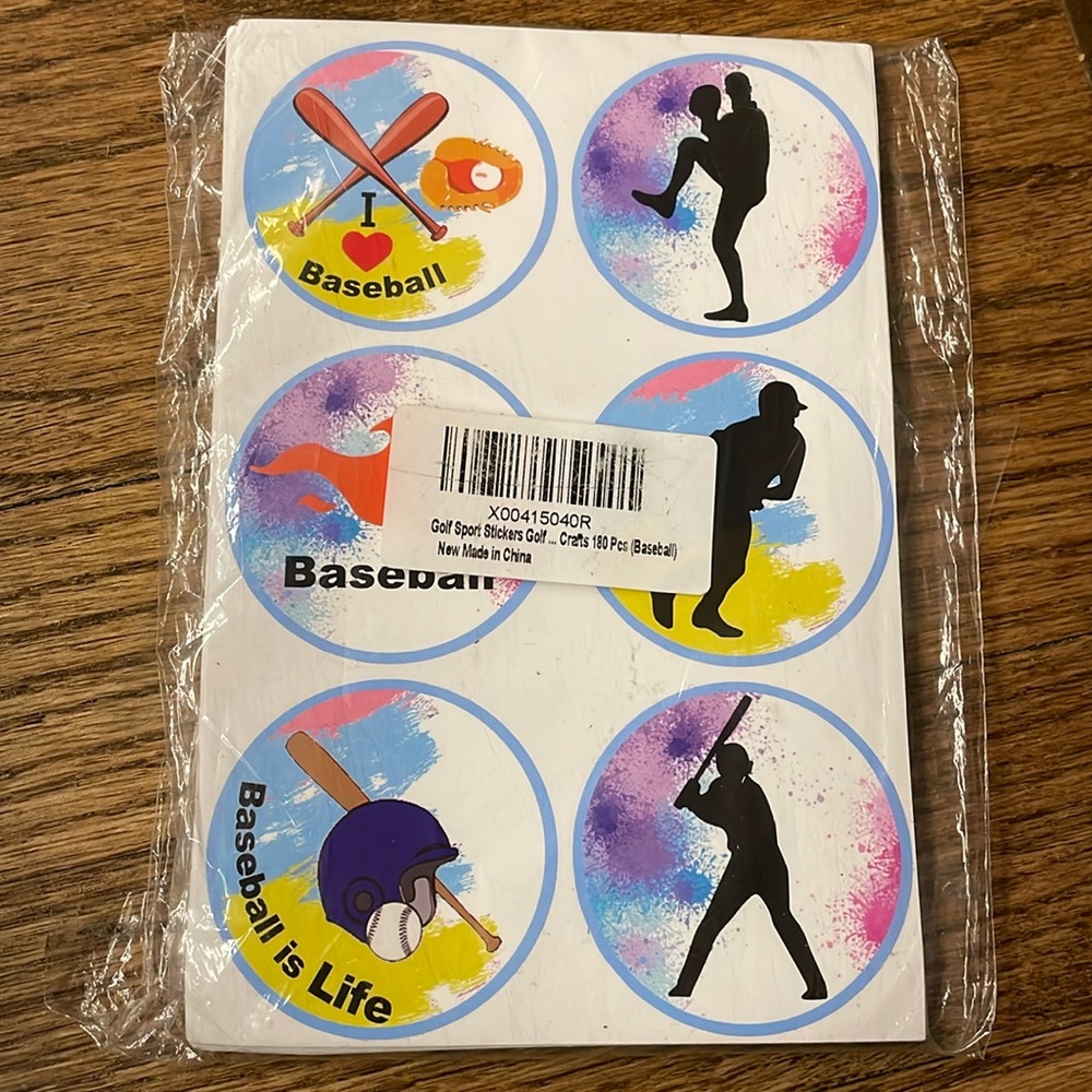 Baseball stickers NWT